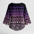 Maori Niho Taniwha Te Wheiao Kimono Sleeve Blouse Waiporoporo - Polynesian Pride