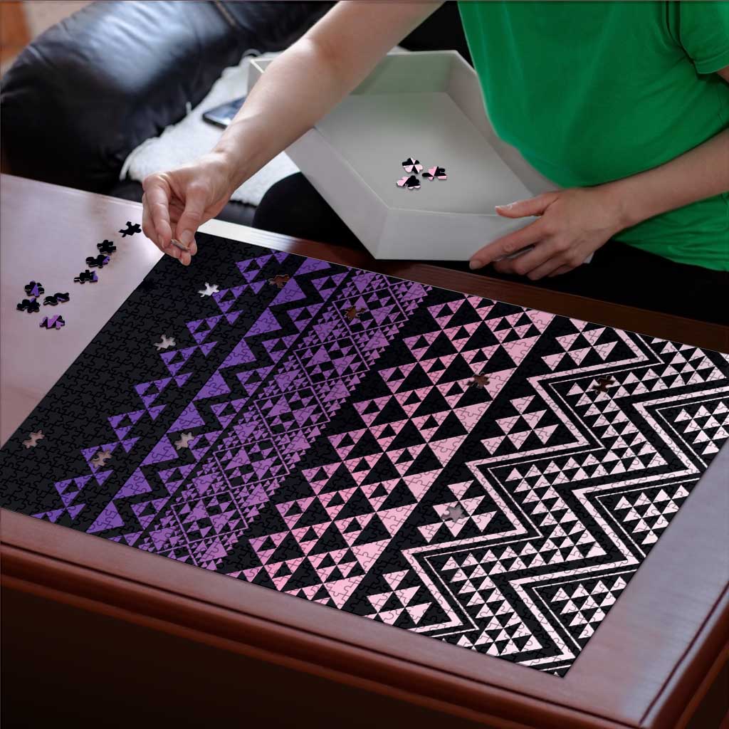 Maori Niho Taniwha Te Wheiao Puzzle Waiporoporo - Polynesian Pride