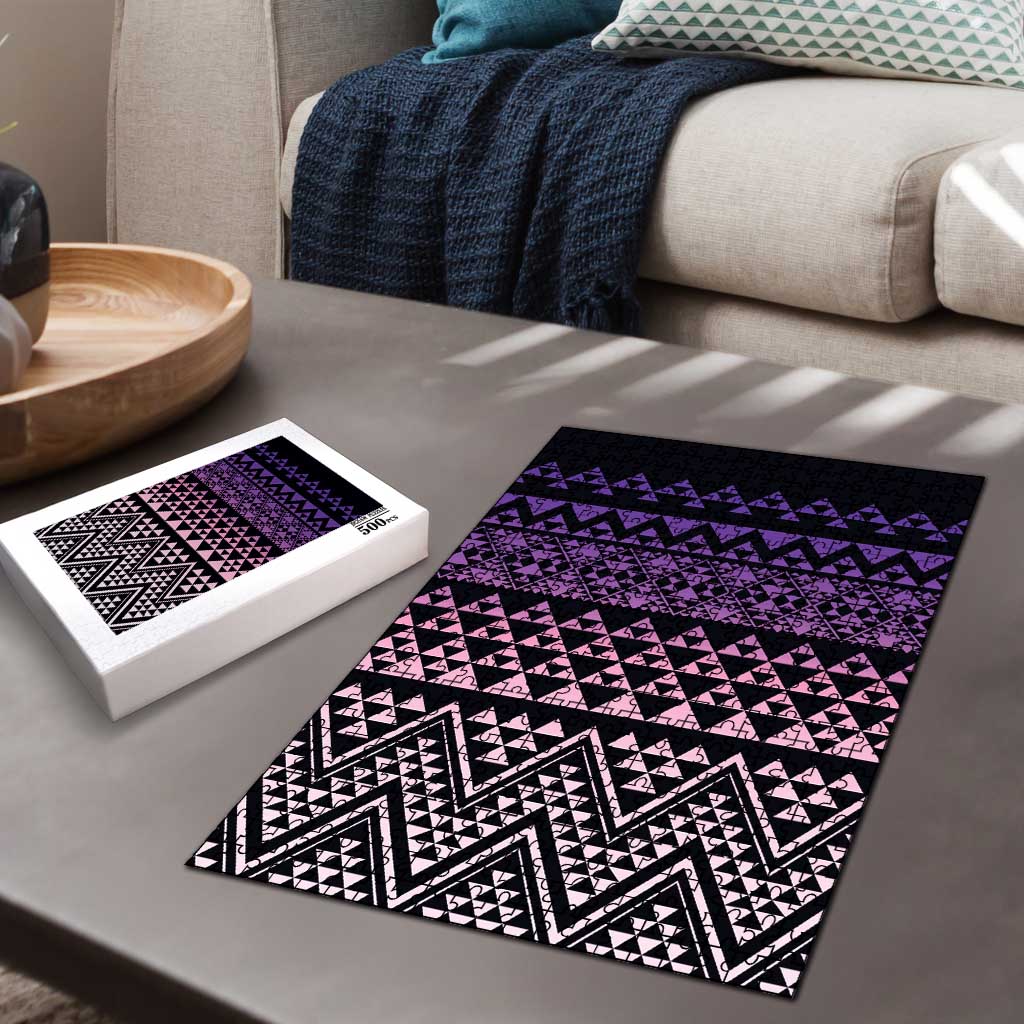 Maori Niho Taniwha Te Wheiao Puzzle Waiporoporo - Polynesian Pride