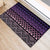 Maori Niho Taniwha Te Wheiao Rubber Doormat Waiporoporo - Polynesian Pride