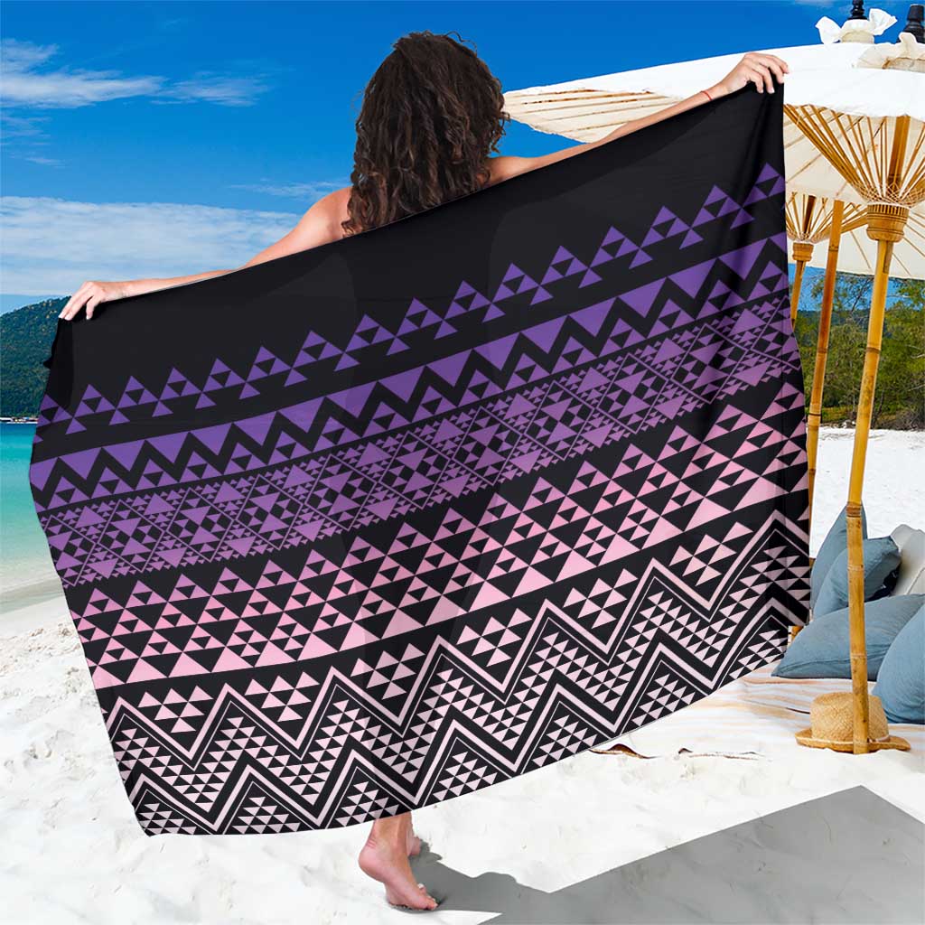 Maori Niho Taniwha Te Wheiao Sarong Waiporoporo - Polynesian Pride