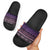 Maori Niho Taniwha Te Wheiao Slide Sandals Waiporoporo - Polynesian Pride