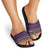 Maori Niho Taniwha Te Wheiao Slide Sandals Waiporoporo - Polynesian Pride