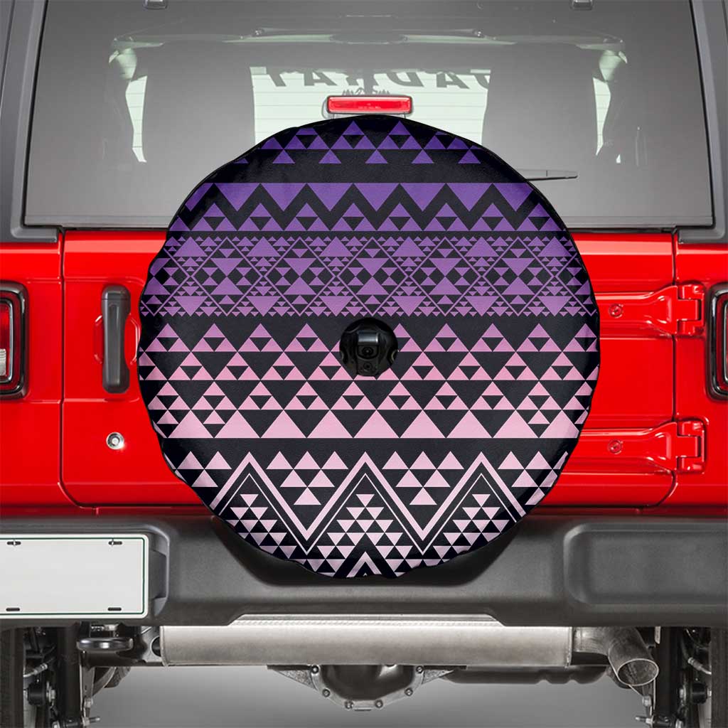 Maori Niho Taniwha Te Wheiao Spare Tire Cover Waiporoporo LT7 - Polynesian Pride