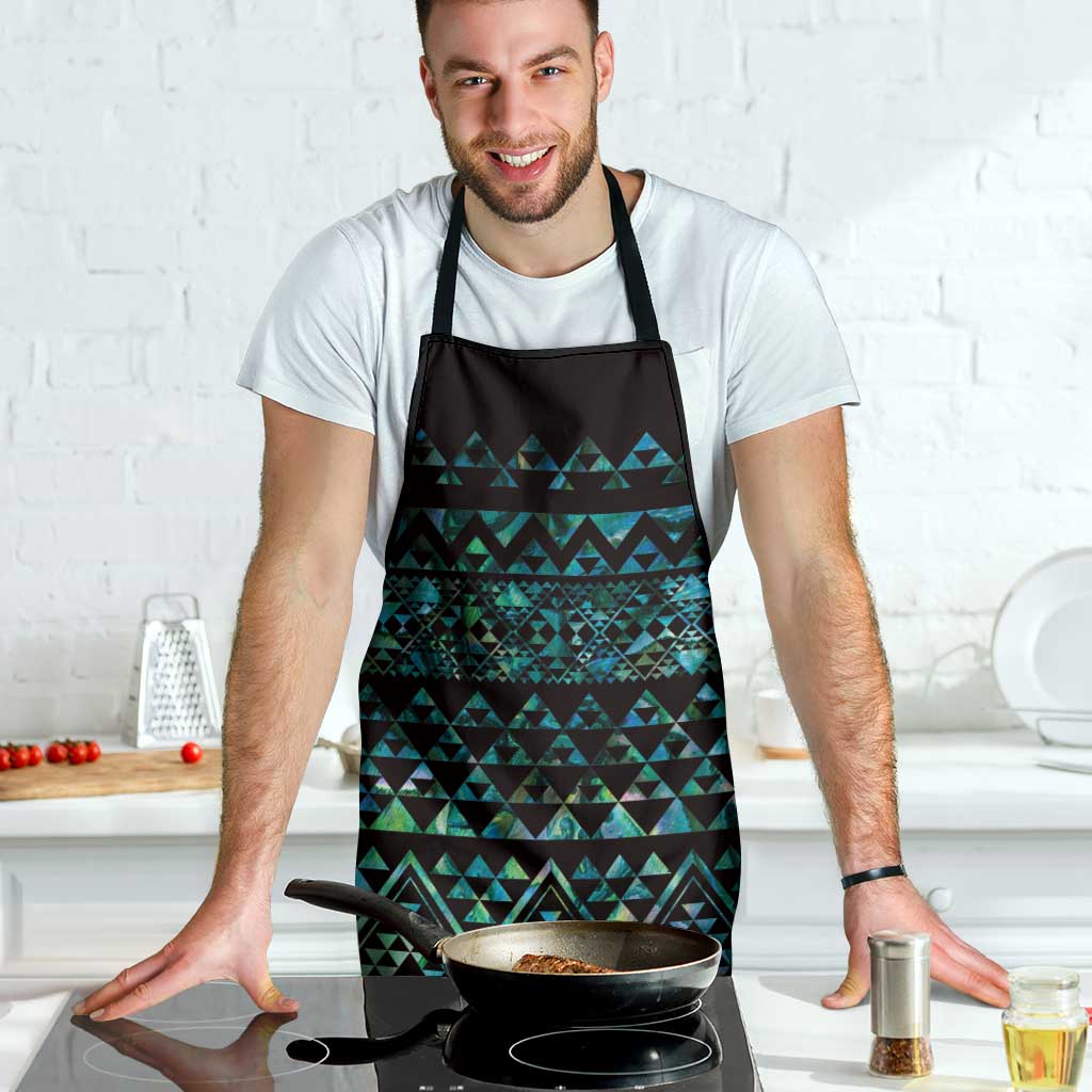 Maori Niho Taniwha Te Wheiao Apron Paua Shell - Polynesian Pride