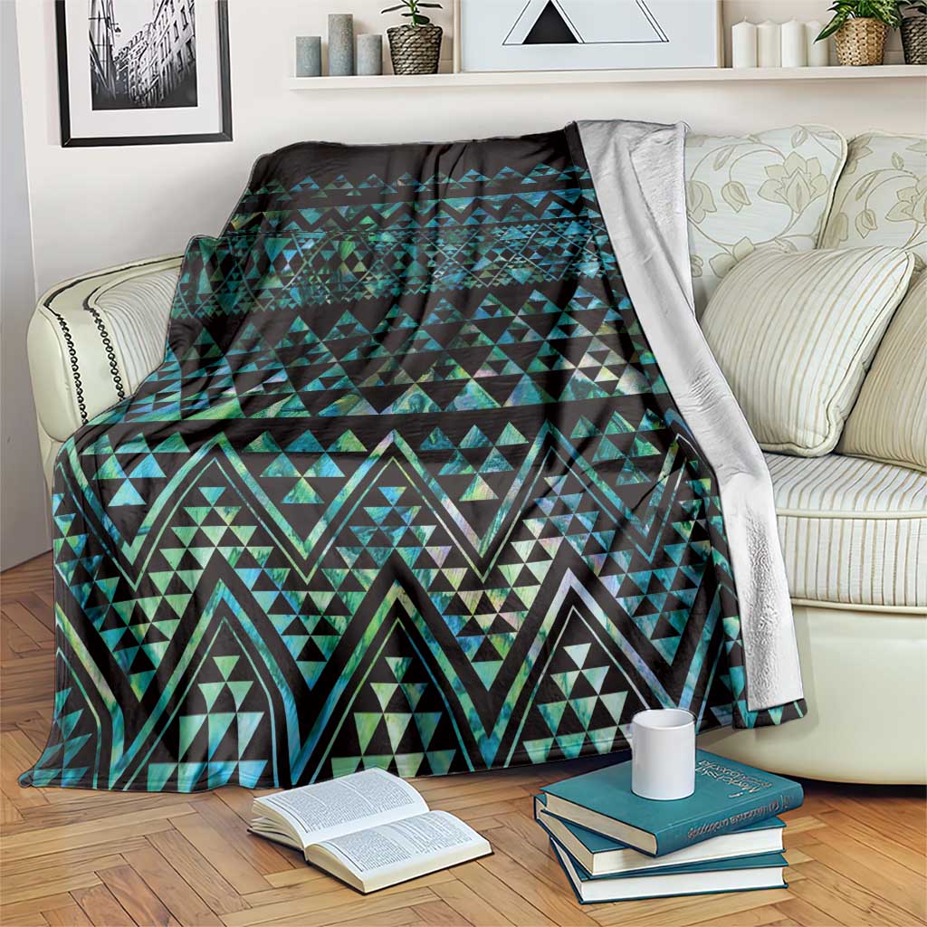 Maori Niho Taniwha Te Wheiao Blanket Paua Shell - Polynesian Pride