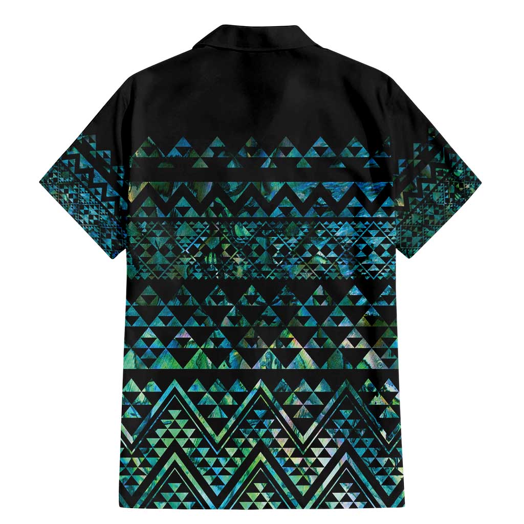 Maori Niho Taniwha Te Wheiao Family Matching Mermaid Dress and Hawaiian Shirt Paua Shell - Polynesian Pride