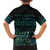 Maori Niho Taniwha Te Wheiao Family Matching Summer Maxi Dress and Hawaiian Shirt Paua Shell - Polynesian Pride