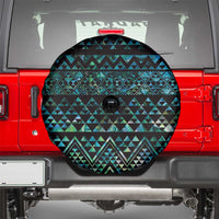 Maori Niho Taniwha Te Wheiao Spare Tire Cover Paua Shell LT7 - Polynesian Pride