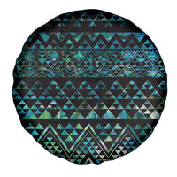 Maori Niho Taniwha Te Wheiao Spare Tire Cover Paua Shell LT7 - Polynesian Pride