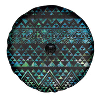 Maori Niho Taniwha Te Wheiao Spare Tire Cover Paua Shell LT7 - Polynesian Pride