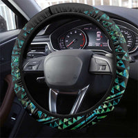 Maori Niho Taniwha Te Wheiao Steering Wheel Cover Paua Shell LT7 - Polynesian Pride