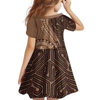 Papua New Guinea Oro Tapa Motif Family Matching Mermaid Dress and Hawaiian Shirt Classic LT7 - Polynesian Pride