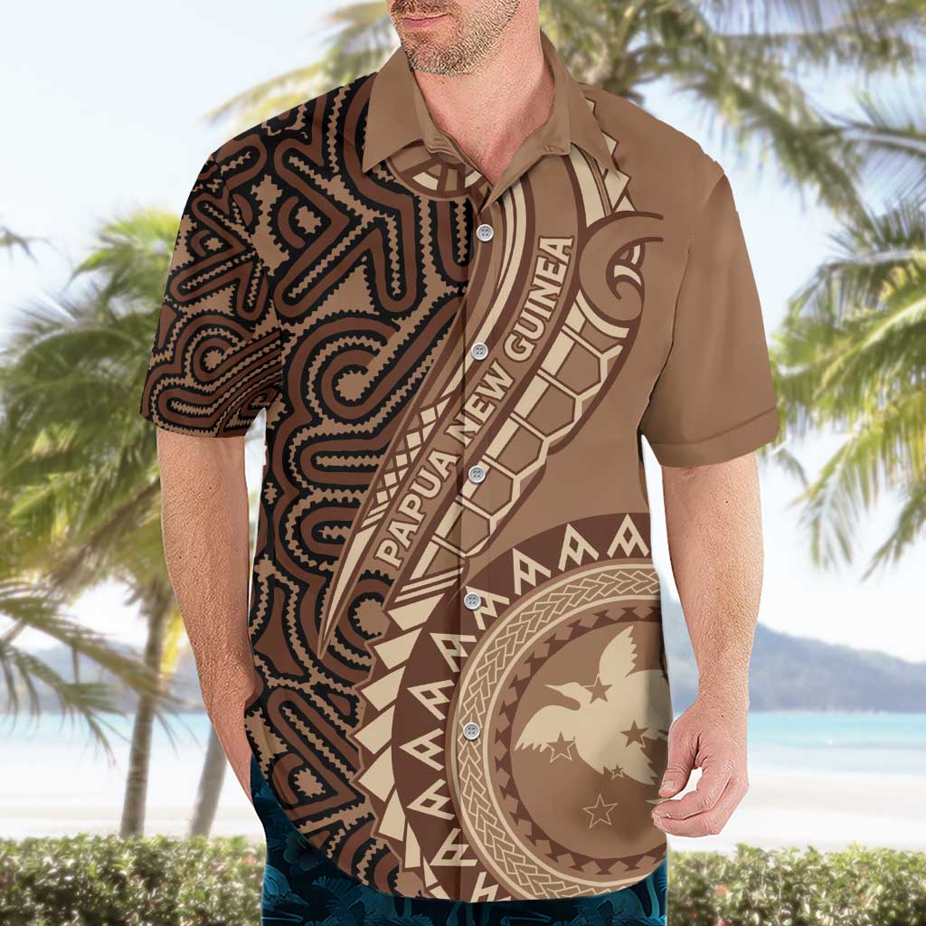 Papua New Guinea Oro Tapa Motif Hawaiian Shirt Classic