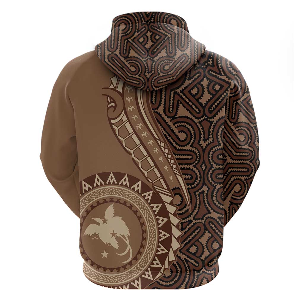 Papua New Guinea Oro Tapa Motif Hoodie Classic LT7 - Polynesian Pride