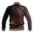 Papua New Guinea Oro Tapa Motif Baseball Jacket Special