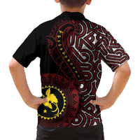 Papua New Guinea Oro Tapa Motif Family Matching Tank Maxi Dress and Hawaiian Shirt Special LT7 - Polynesian Pride