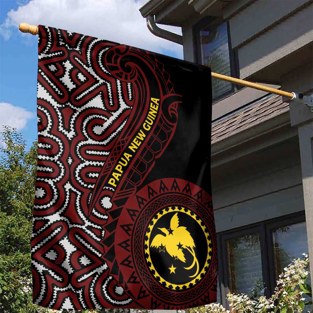 Papua New Guinea Oro Tapa Motif Garden Flag Special