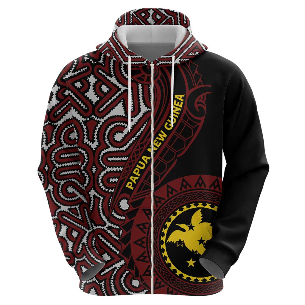 Papua New Guinea Oro Tapa Motif Hoodie Special LT7 - Polynesian Pride