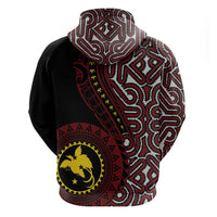 Papua New Guinea Oro Tapa Motif Zip Hoodie Special LT7 - Polynesian Pride