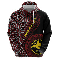 Papua New Guinea Oro Tapa Motif Zip Hoodie Special LT7 - Polynesian Pride