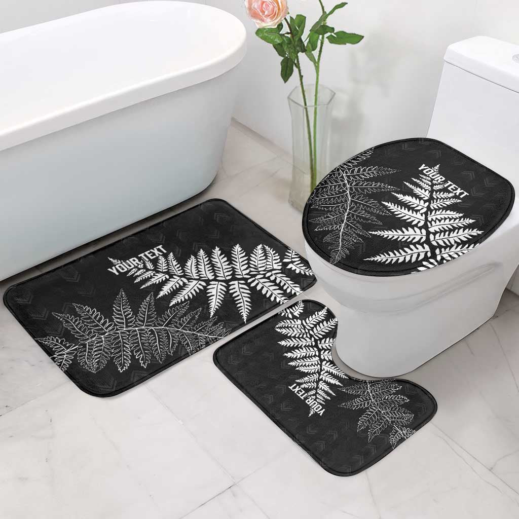 New Zealand Lawn Bowls Personalized Bathroom Set Wrap-Around Silver Fern - Polynesian Pride