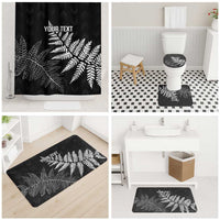 New Zealand Lawn Bowls Personalized Bathroom Set Wrap-Around Silver Fern - Polynesian Pride