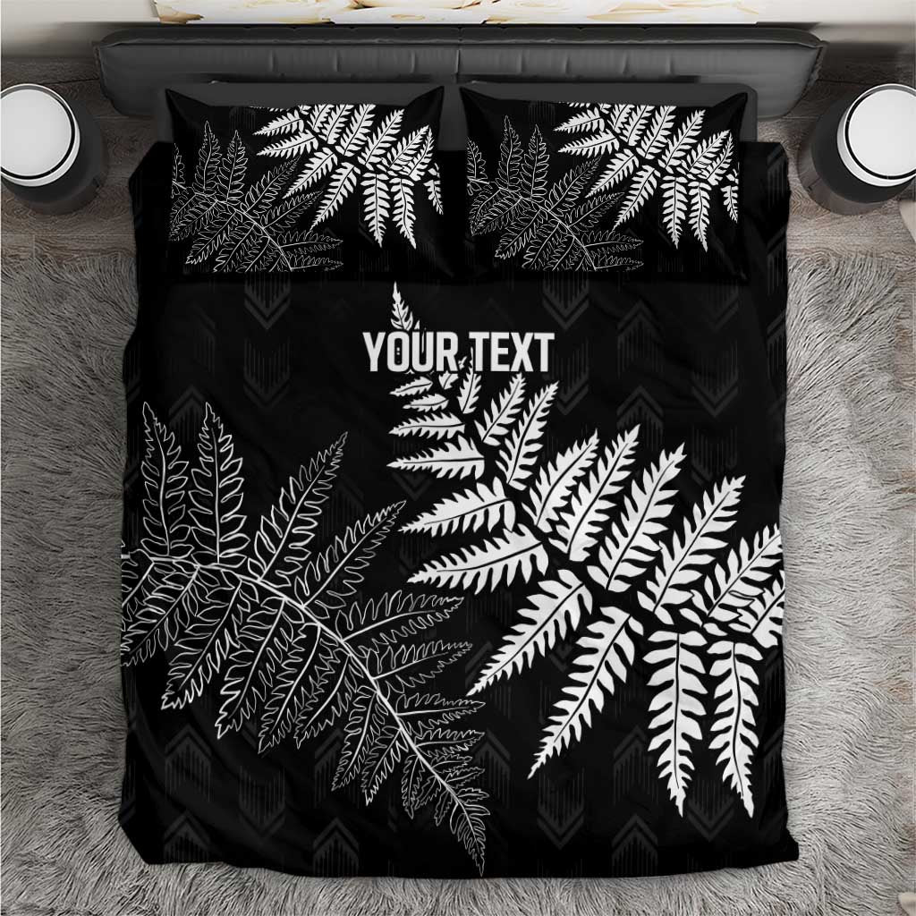 New Zealand Lawn Bowls Personalized Bedding Set Wrap-Around Silver Fern - Polynesian Pride
