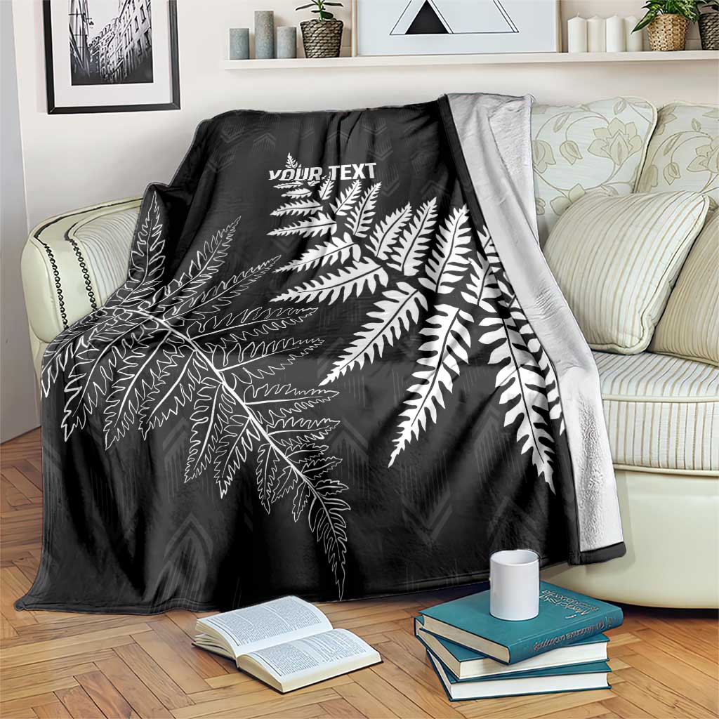 New Zealand Lawn Bowls Personalized Blanket Wrap-Around Silver Fern - Polynesian Pride