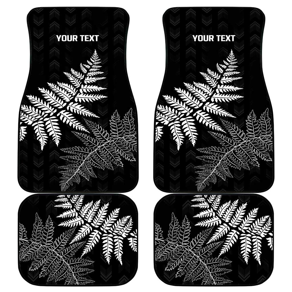 New Zealand Lawn Bowls Personalized Car Mats Wrap-Around Silver Fern - Polynesian Pride