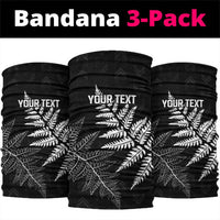 New Zealand Lawn Bowls Personalized Neck Gaiter Wrap-Around Silver Fern - Polynesian Pride