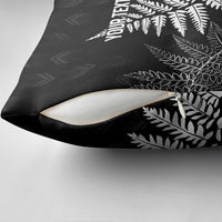 New Zealand Lawn Bowls Personalized Pillow Cover Wrap-Around Silver Fern - Polynesian Pride