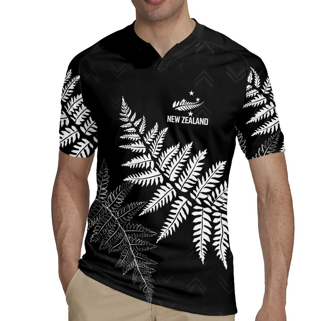 New Zealand Lawn Bowls Personalized Rugby Jersey Wrap-Around Silver Fern - Polynesian Pride