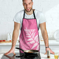 New Zealand Lawn Bowls Breast Cancer Personalized Apron Wrap-Around Silver Fern - Polynesian Pride