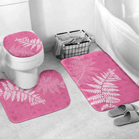 New Zealand Lawn Bowls Breast Cancer Personalized Bathroom Set Wrap-Around Silver Fern - Polynesian Pride