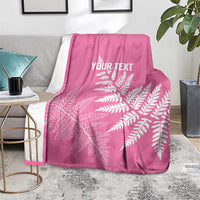 New Zealand Lawn Bowls Breast Cancer Personalized Blanket Wrap-Around Silver Fern - Polynesian Pride