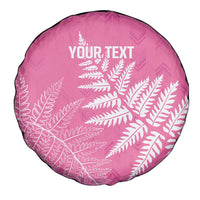 New Zealand Lawn Bowls Breast Cancer Personalized Spare Tire Cover Wrap-Around Silver Fern - Polynesian Pride
