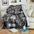 Aloha Vintage Quilt Blanket Hawaiian Seamless - Black LT7 - Polynesian Pride