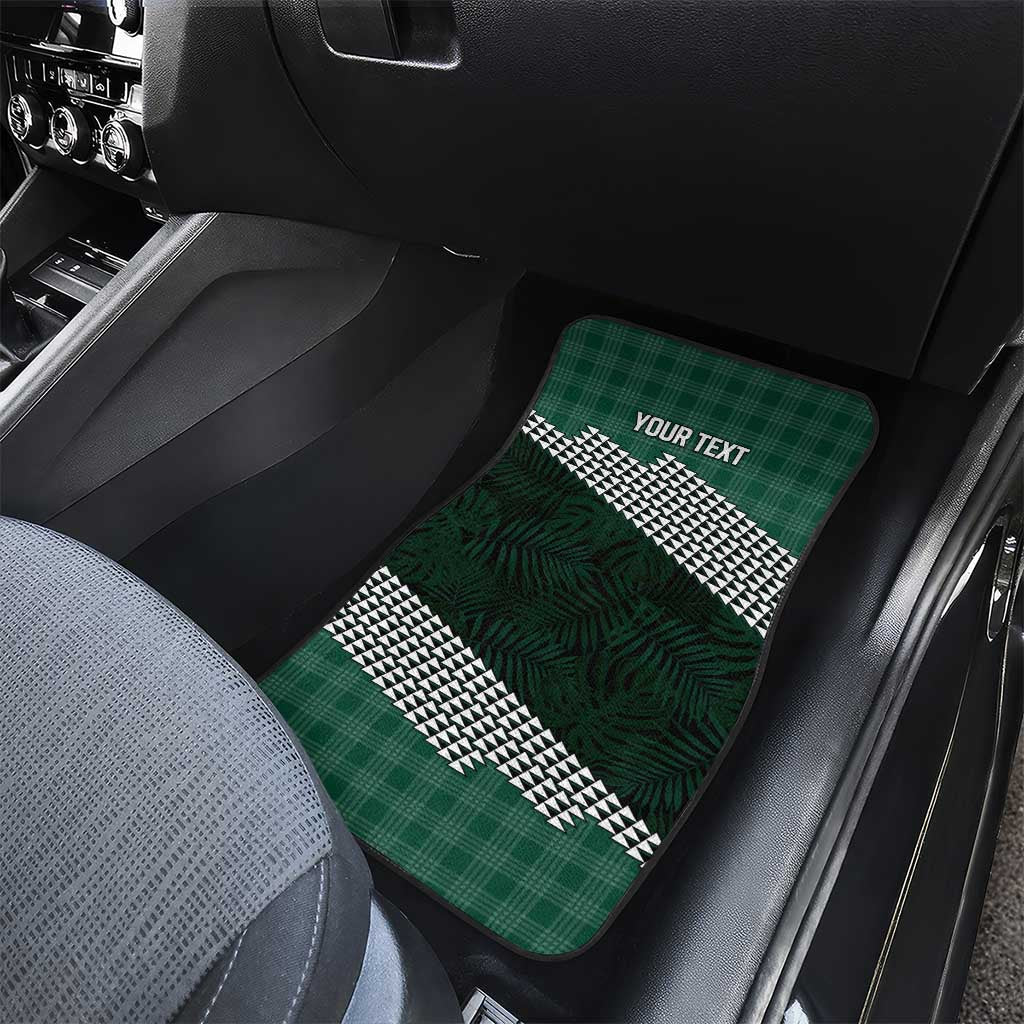 Rainbow Warriors Hawaii Personalized Palaka Car Mats - Polynesian Pride