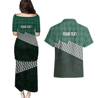 Rainbow Warriors Hawaii Personalized Palaka Couples Matching Puletasi and Hawaiian Shirt - Polynesian Pride
