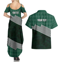 Rainbow Warriors Hawaii Personalized Palaka Couples Matching Summer Maxi Dress and Hawaiian Shirt - Polynesian Pride