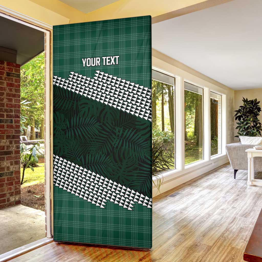 Rainbow Warriors Hawaii Personalized Palaka Door Cover - Polynesian Pride