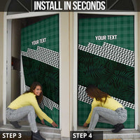 Rainbow Warriors Hawaii Personalized Palaka Door Cover - Polynesian Pride