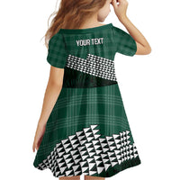 Rainbow Warriors Hawaii Personalized Palaka Family Matching Off Shoulder Maxi Dress and Hawaiian Shirt - Polynesian Pride