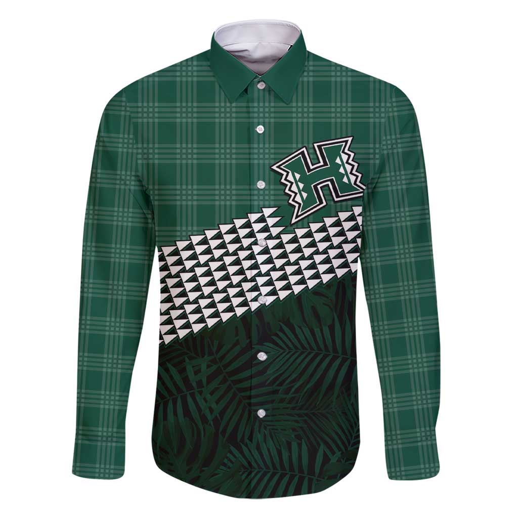 Rainbow Warriors Hawaii Personalized Palaka Family Matching Short Sleeve Bodycon Dress and Hawaiian Shirt - Polynesian Pride