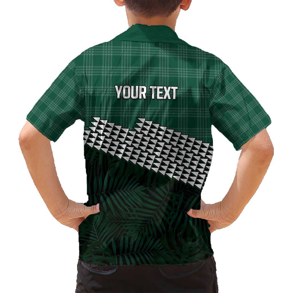 Rainbow Warriors Hawaii Personalized Palaka Family Matching Tank Maxi Dress and Hawaiian Shirt - Polynesian Pride