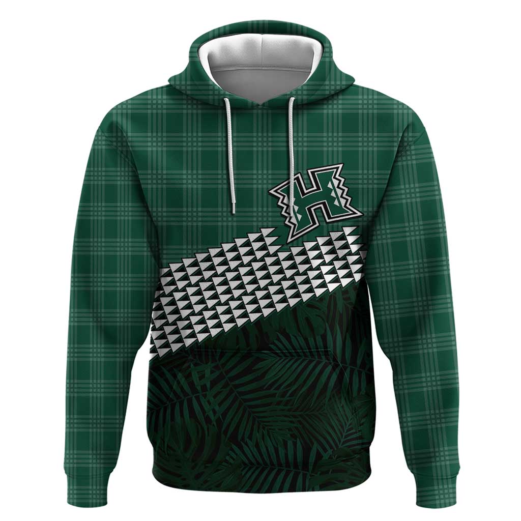 Rainbow Warriors Hawaii Personalized Palaka Hoodie - Polynesian Pride