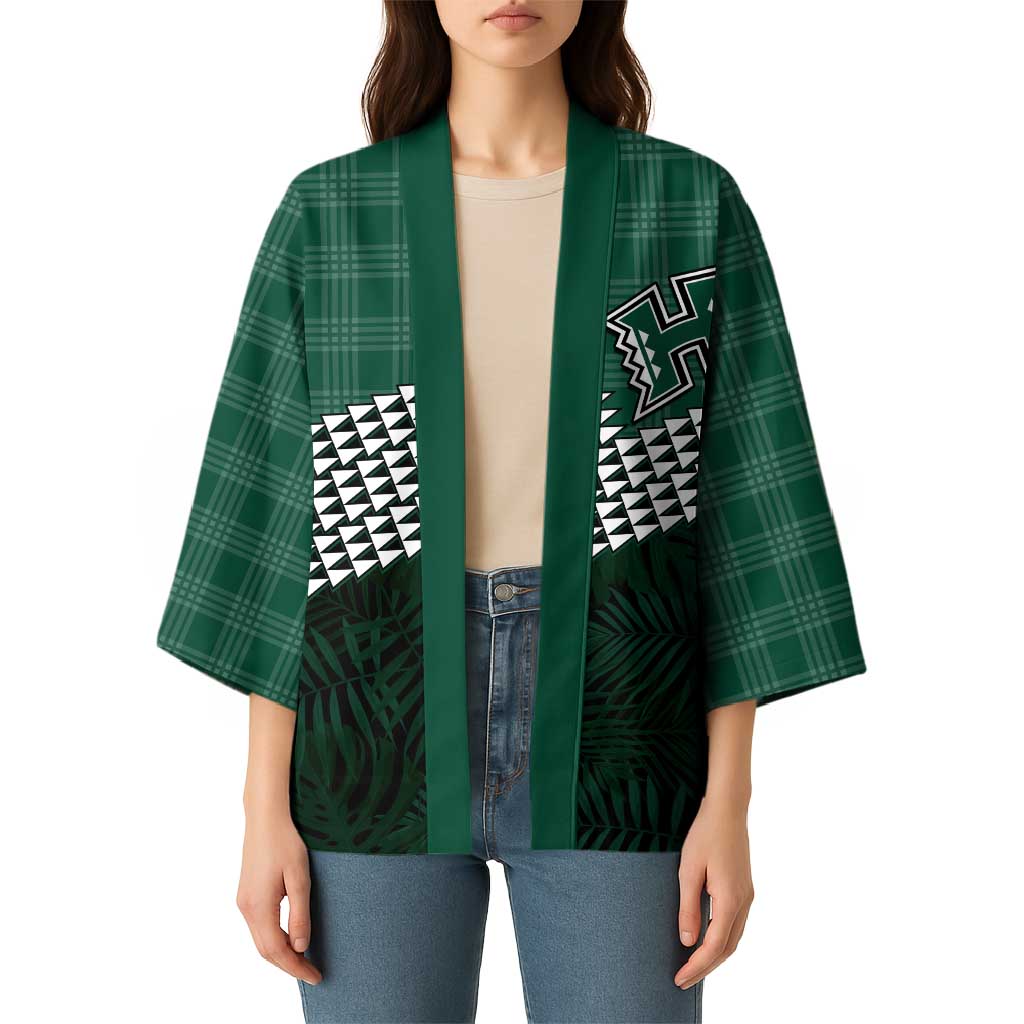 Rainbow Warriors Hawaii Personalized Palaka Kimono - Polynesian Pride