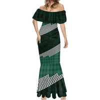 Rainbow Warriors Hawaii Personalized Palaka Mermaid Dress - Polynesian Pride