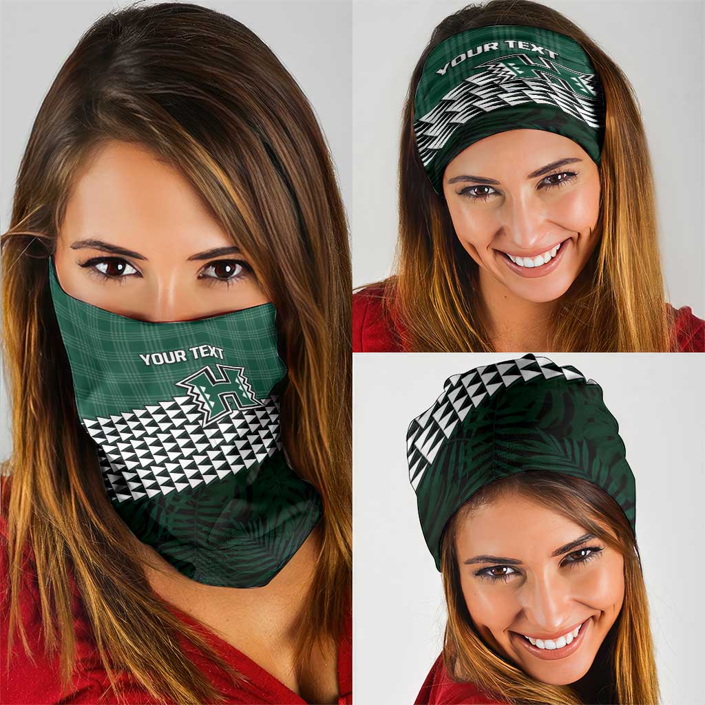 Rainbow Warriors Hawaii Personalized Palaka Neck Gaiter - Polynesian Pride